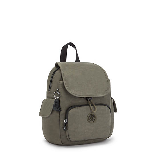 Kipling City Pack Mini Ryggsekk Grønn | NO 1729AH